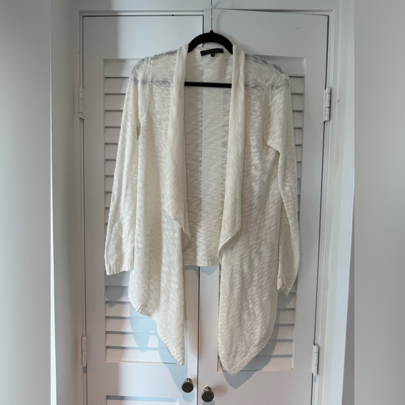 MAK Sweaters - MAK White Cardigan Sweater - Size M